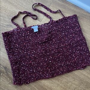 Burgundy Aerie Tiny Top